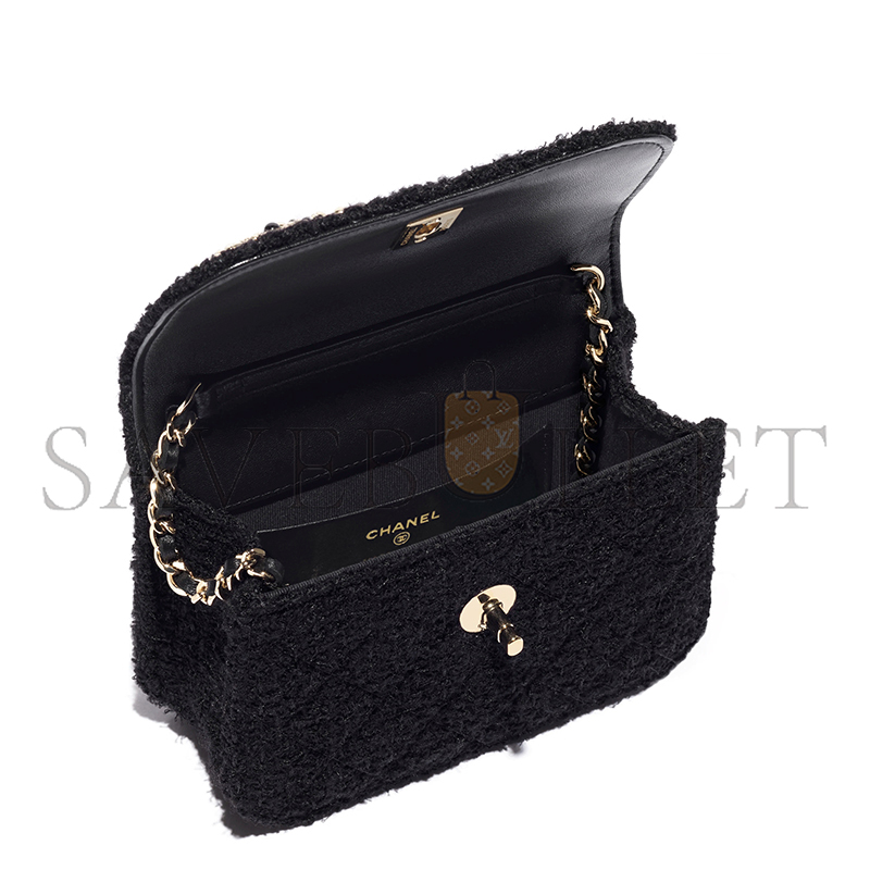 CHANEL SMALL CLUTCH WITH CHAIN TWEED AP4975 (15*11*5cm)